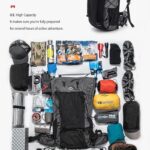 Naturehike Rock 60+5 Lt Trekking Sırt Çantası Dyneema Black